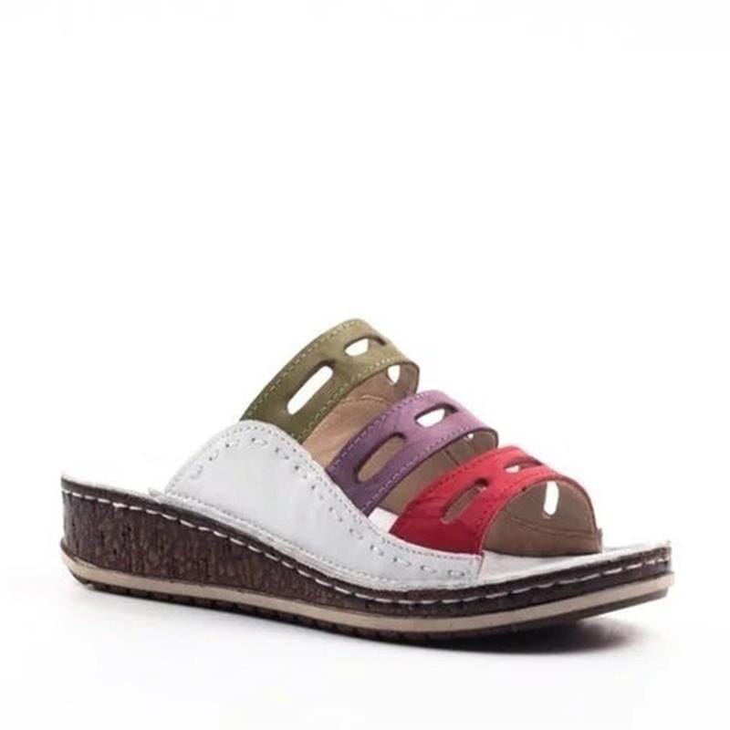 Sandália Luna Ortopédica Calçados (Sandália Feminina 6) Dm Stores Branca 35