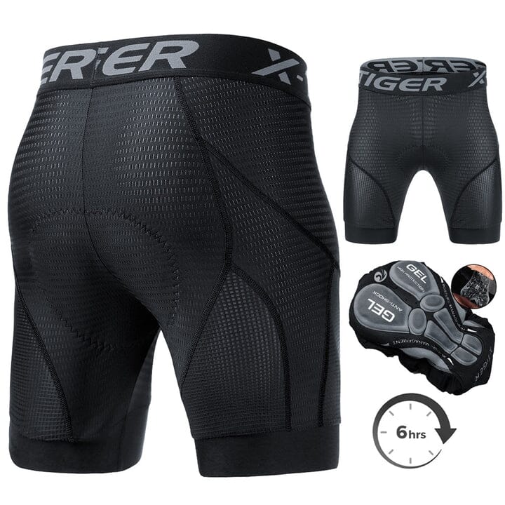 Short Ultragel X-Tiger Esportes (Roupas de Ciclismo 2) Dm Stores P Cinza