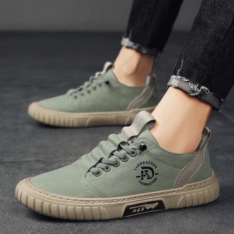 Tênis Comfort Titanium - Super Prático e Confortável Calçados (Tênis Masculino 8) Dm Stores 37 Verde Militar