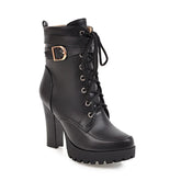 Bota de Couro Salto Lola