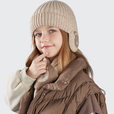 Gorro e Cachecol Infantil de Inverno