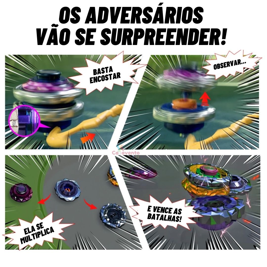 Beyblade Raro - Série 2 em 1 - Se Torne o Maior Campeão!