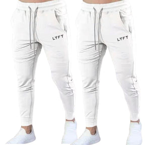 Calça Esportiva Masculina LYFT 3 Bolsos | PAGUE 1 LEVE 2 MASCULINO - VESTUÁRIO - CALÇA LYFT Dm Stores Branco Branco P