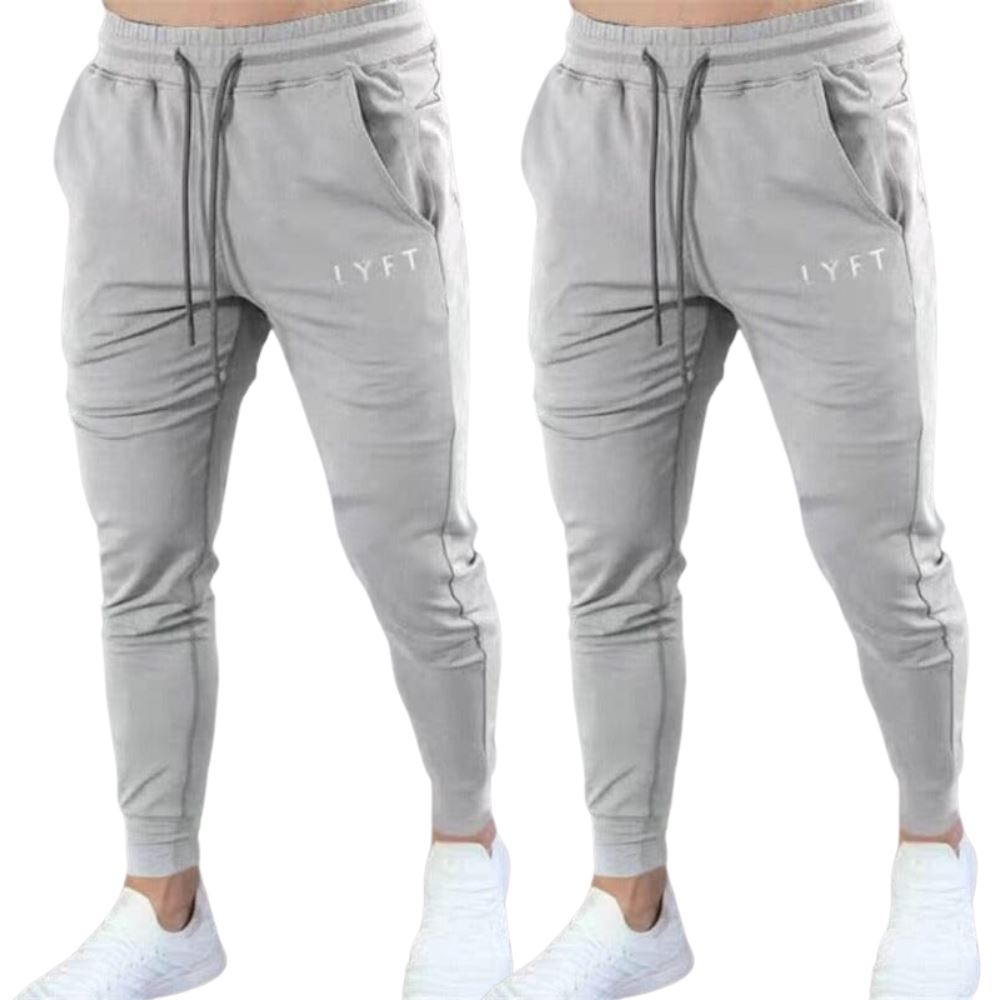 Calça Esportiva Masculina LYFT 3 Bolsos | PAGUE 1 LEVE 2 MASCULINO - VESTUÁRIO - CALÇA LYFT Dm Stores Cinza Cinza P