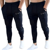 Calça Esportiva Masculina LYFT 3 Bolsos | PAGUE 1 LEVE 2 MASCULINO - VESTUÁRIO - CALÇA LYFT Dm Stores Preto Preto P