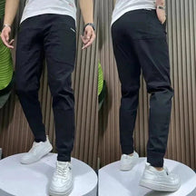 Calça Masculina Cargo Office Slim 6 Bolsos Moda Masculina - 16 A minha loja 36 Preto 