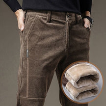 Calça Masculina Térmica de Veludo e Lã - Conforto e Estilo no Inverno Calça Masculina Térmica de Veludo e Lã - Conforto e Estilo no Inverno A minha loja 38 Marrom 