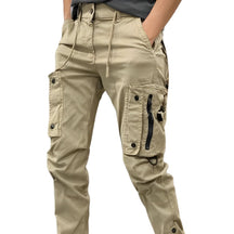 Calça Tática Casual Max Protect moda masculina - 33 A minha loja Bege P (34 ao 36) 