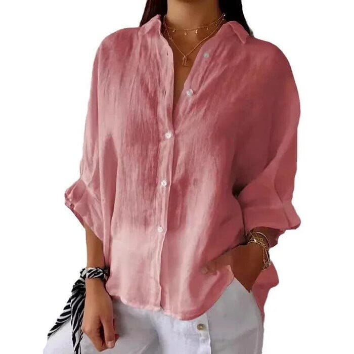 Camisa Cassandra em Linho de Algodão [Compre 1 Leve2] FEMININO - ROUPAS - CAMISA 2 Dm Stores 