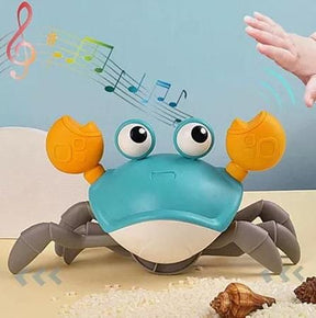 Caranguejo Interativo de Luz e Música com Desvio Automático e Recarregável - CrabFun UNISSEX - INFANTIL - BRINQUEDO CARANGUEJO 1 Dm Stores 