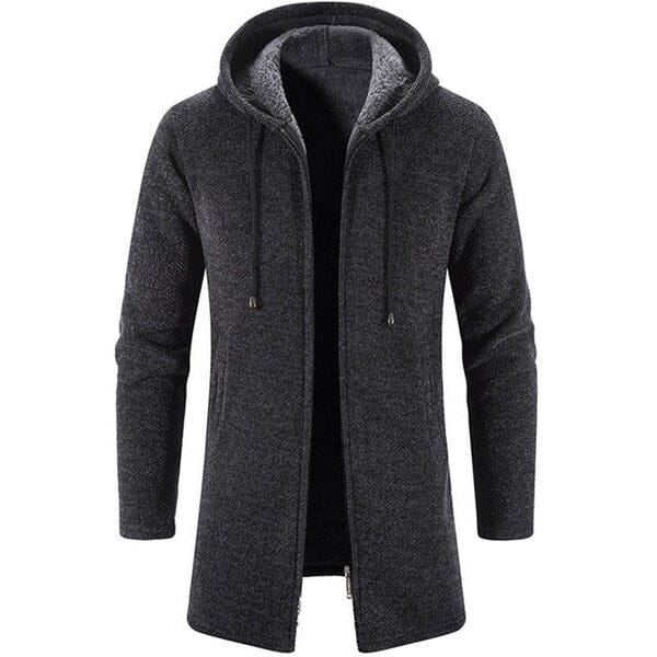 Casaco Masculino Sobretudo de Inverno - WinterWarm MASCULINO - JAQUETA - SOBRETUDO Dm Stores Cinza Escuro M 