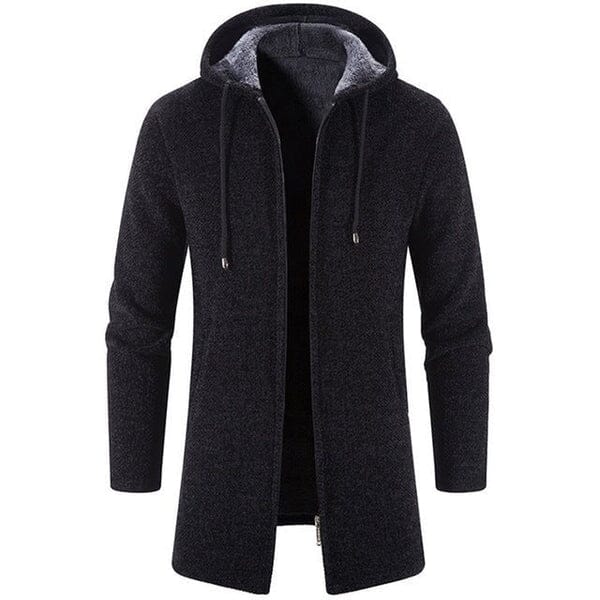Casaco Masculino Sobretudo de Inverno - WinterWarm MASCULINO - JAQUETA - SOBRETUDO Dm Stores Preto M 