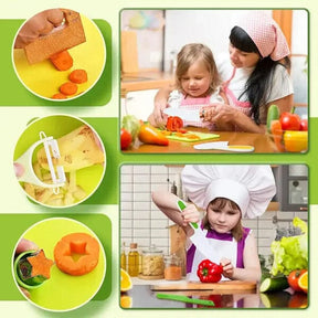 ChefKids - Conjunto de Cozinha Infantil Educacional FEMININO - INFANTIL - CONJUNTO COZINHA 1 Dm Stores 