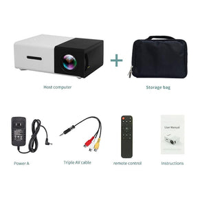 CinePro Mini Projetor Portátil 1080p Full HD CinePro Mini Projetor Portátil 1080p Full HD A minha loja 