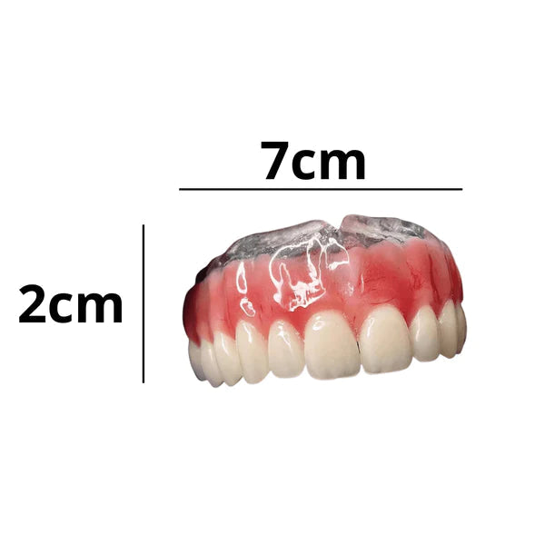 Dentadura de Silicone FIX | Ajustavel e Adaptativa Saúde & Beleza (Dentadura 1) Dm Stores 