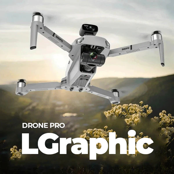 Drone com Câmera 1080P GPS WIFI e 5KM | LGraphic (+5 Brindes) Eletrônicos (Drone 6) Dm Stores 