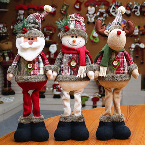 Encantos de Natal - Kit Bonecas Festivas Papai Noel, Boneco de Neve e Rena [Leve 3 Pague 2] UNISSEX - DECORAÇAO - BONECOS NATAL 1 Dm Stores 