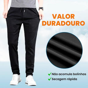 Kit 2 Calça Cargo Slim Italian - A nº 1 em Conforto MASCULINO - ROUPAS - CALÇA 10 Dm Stores 