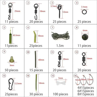 Kit de Pesca Para Alto Desempenho - AnglerTech Pro Pescaria (Kit de Pesca 2) Dm Stores 