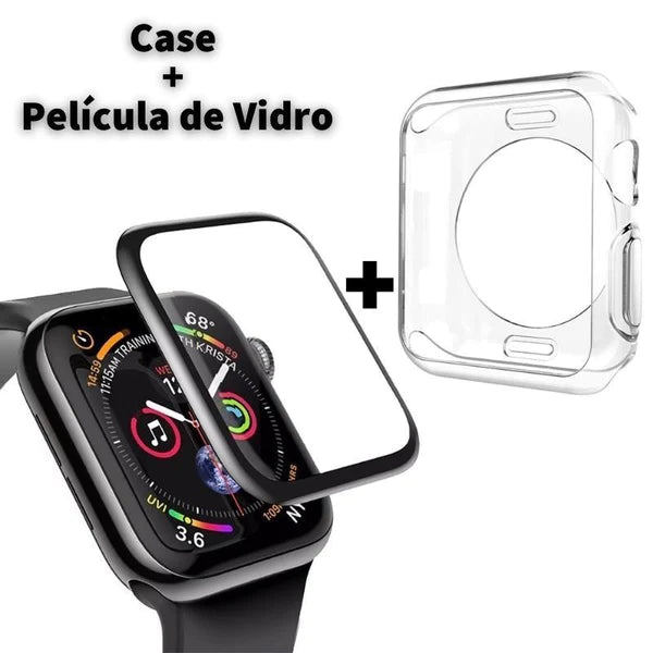 Kit Proteção: Case + Película de Vidro Acessório (Proteção de Relógio 1) Dm Stores 