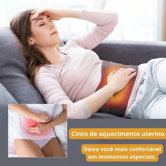 Massageador Lombar Recarregável - Compressa Quente Saúde & Beleza (Massageador 5) Dm Stores 