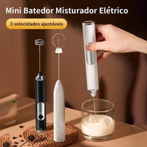 Mixer Portátil Multiuso – Batedor Elétrico para Café, Leite e Bebidas UNISSEX - COZINHA - MIXER Dm Stores 