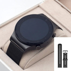 Novo SmartWatch Sports 2024 - A Prova D'agua Eletrônicos (Smartwatches 3) Dm Stores Preto Aço 