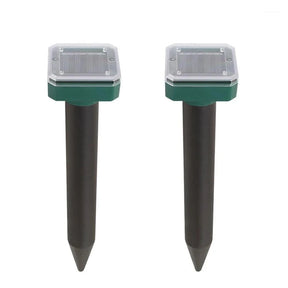 Repelente de Pragas Ultra Sônico Solar Impermeável Acessório (Repelente de Pragas 1) Dm Stores 2 Unidades 