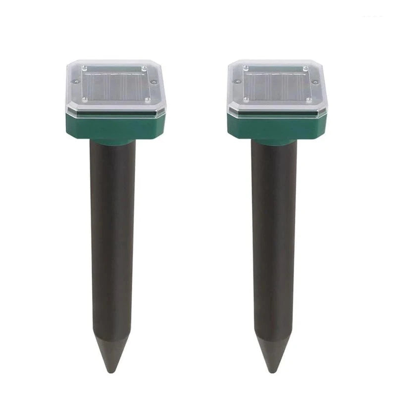 Repelente de Pragas Ultra Sônico Solar Impermeável Acessório (Repelente de Pragas 1) Dm Stores 2 Unidades 