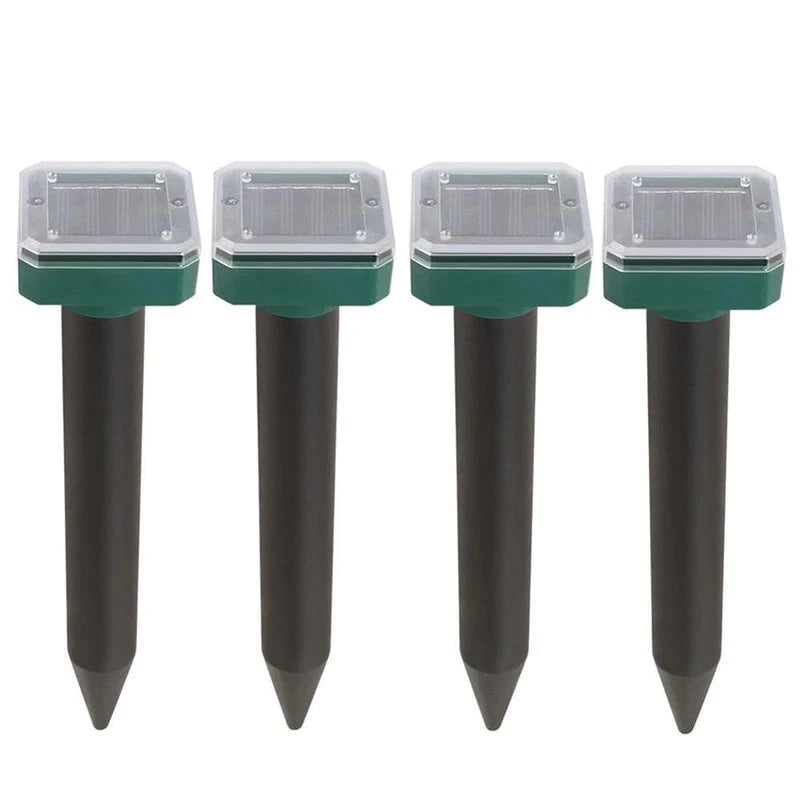 Repelente de Pragas Ultra Sônico Solar Impermeável Acessório (Repelente de Pragas 1) Dm Stores 4 Unidades 