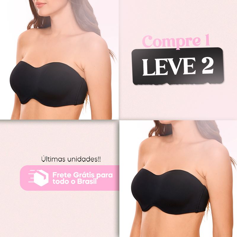 Sutiã Sem Alças - Unique Comfort - [COMPRE 1, LEVE 2] Roupas (Sutiãs e Calcinhas 7) Dm Stores 