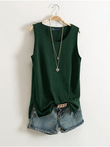 Blusa Regata Alana Dm Stores Verde Escuro M 