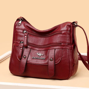 Bolsa Couro Gentle Joias & Acessórios (Bolsa 1) Dm Stores Vermelho 