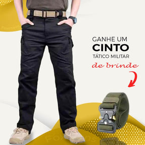 Calça Military Tactical Ultra Resistente e Impermeável + Cinto de BRINDE Roupas (Calças Militar 1) Dm Stores 